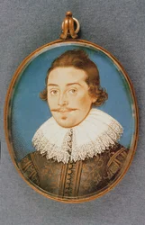 Unbekanntes Mitglied der Dorset-Familie, Miniatur, ca. 1615